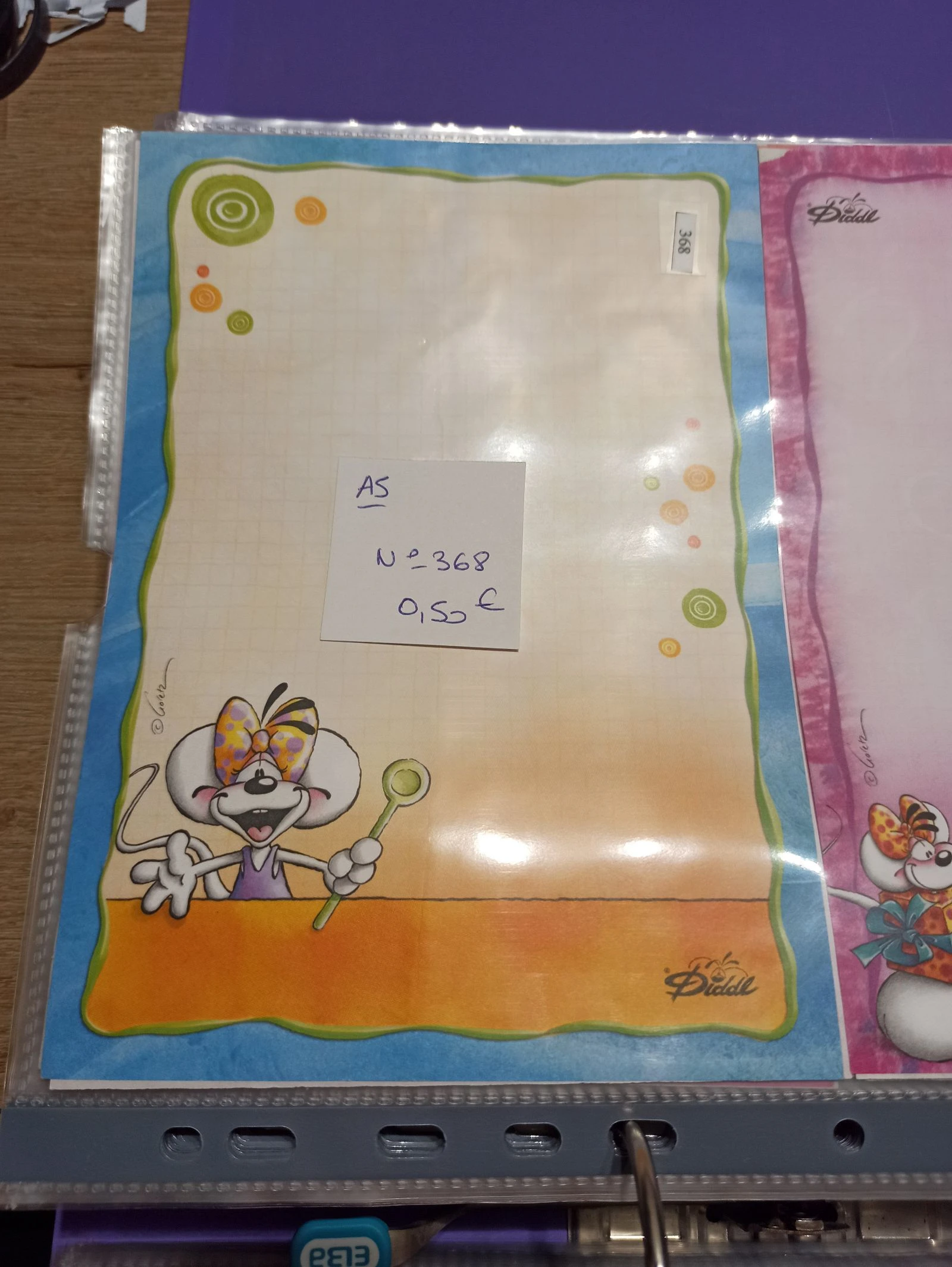 Feuille Diddl A5 368 0,50e 